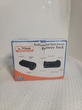 Multi-Power Battery Pack for Nikon D300/D700 - White & Orange Box